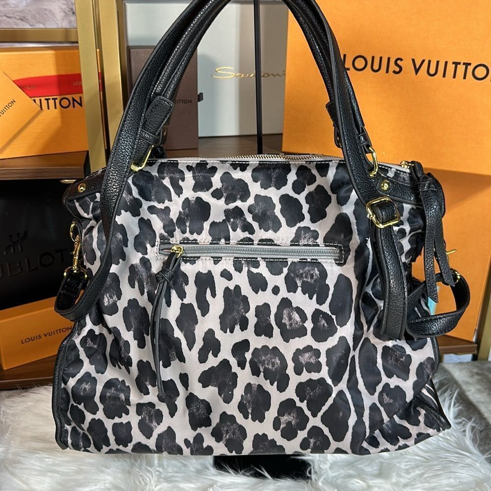 Great Condition Leopard Print Bag By Steven - image 3